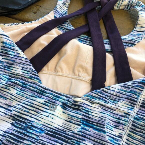 Lululemon Enhearten Tank in Blurry Belle Multi / Deep Zinfandel - Picture 3 of 8